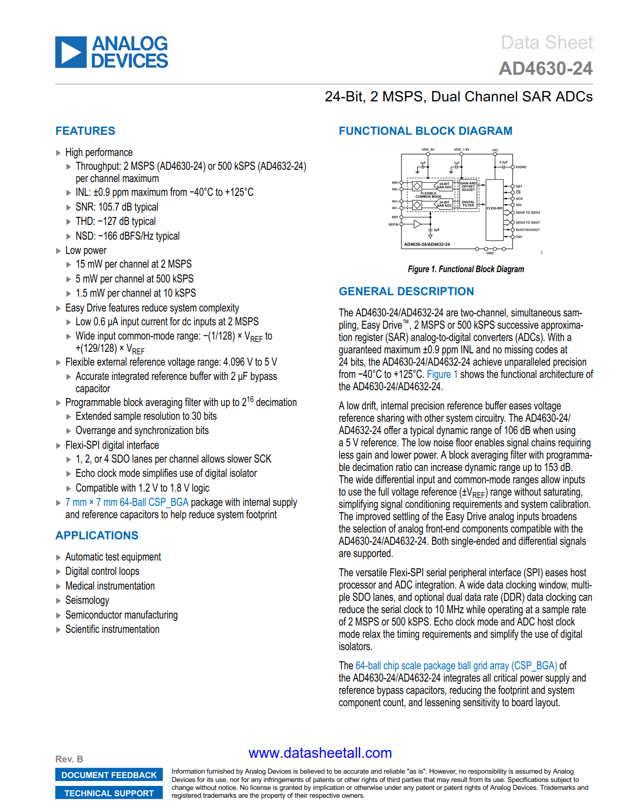 AD4630-24 Datasheet
