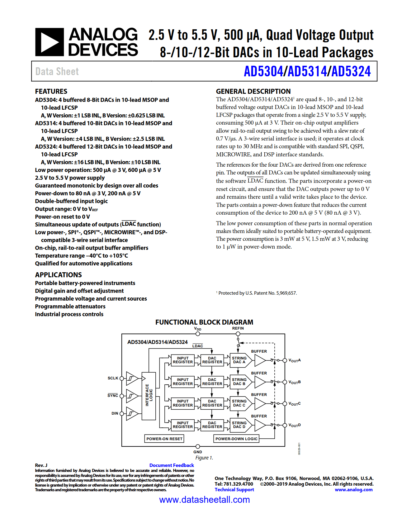 AD5324 Datasheet