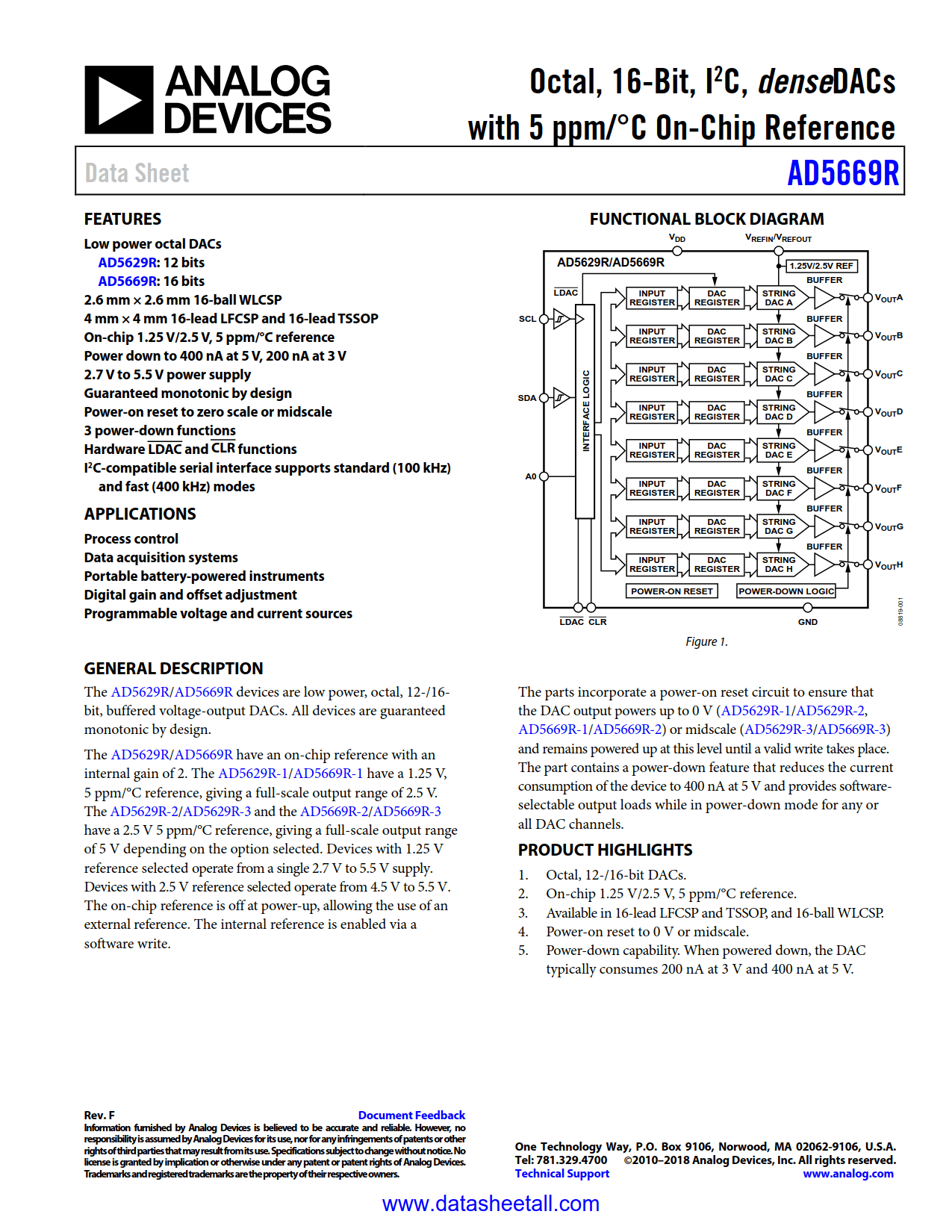 AD5669R Datasheet