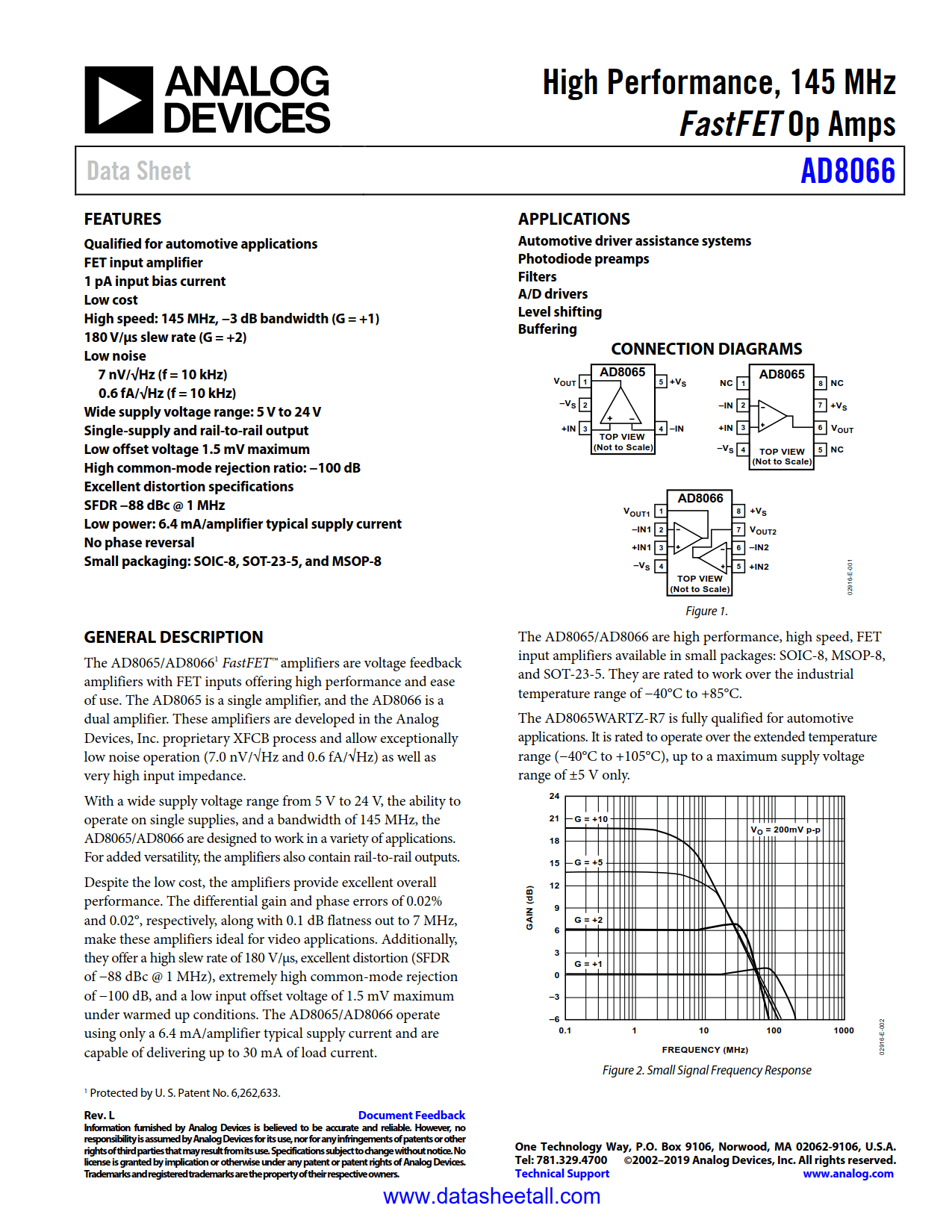 AD8066 Datasheet