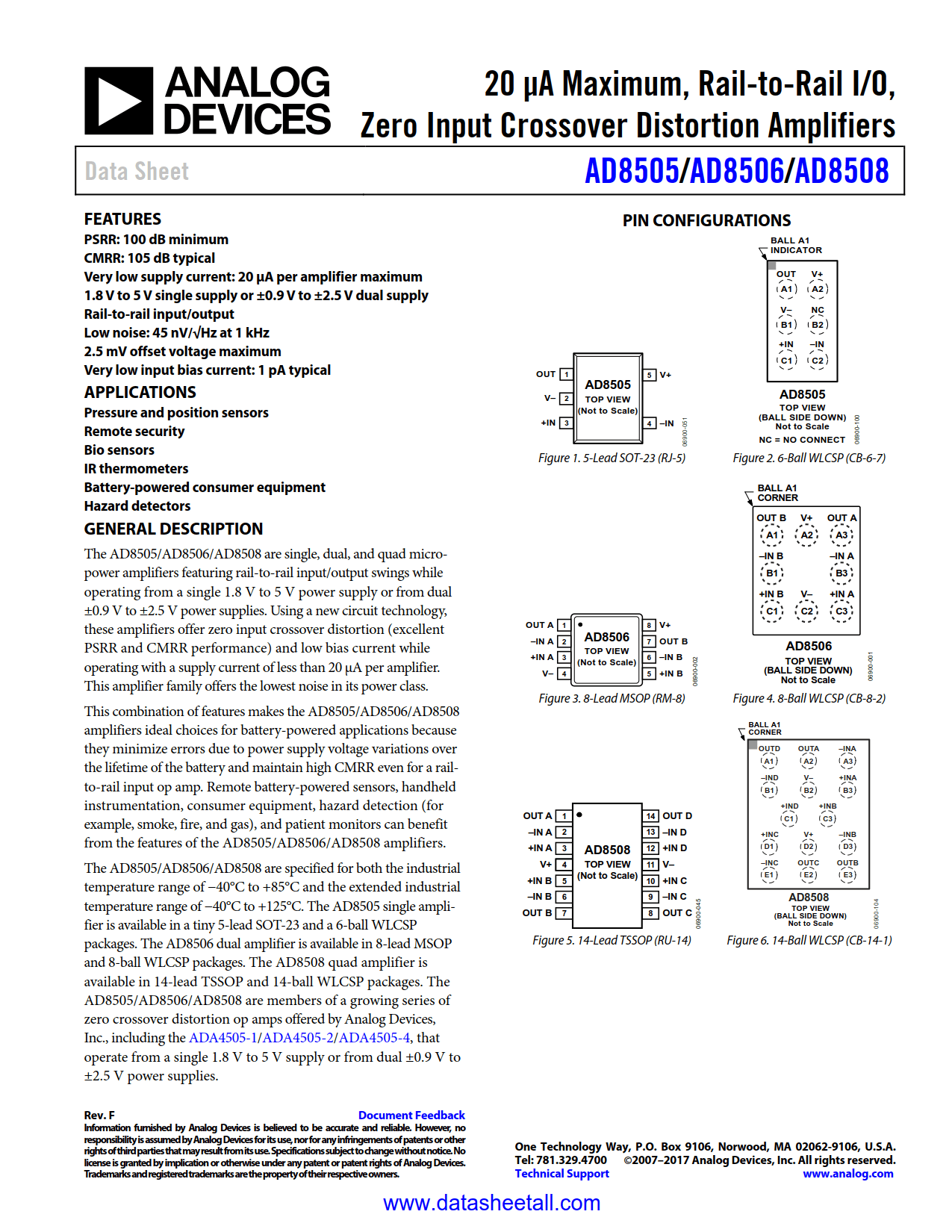 AD8508 Datasheet