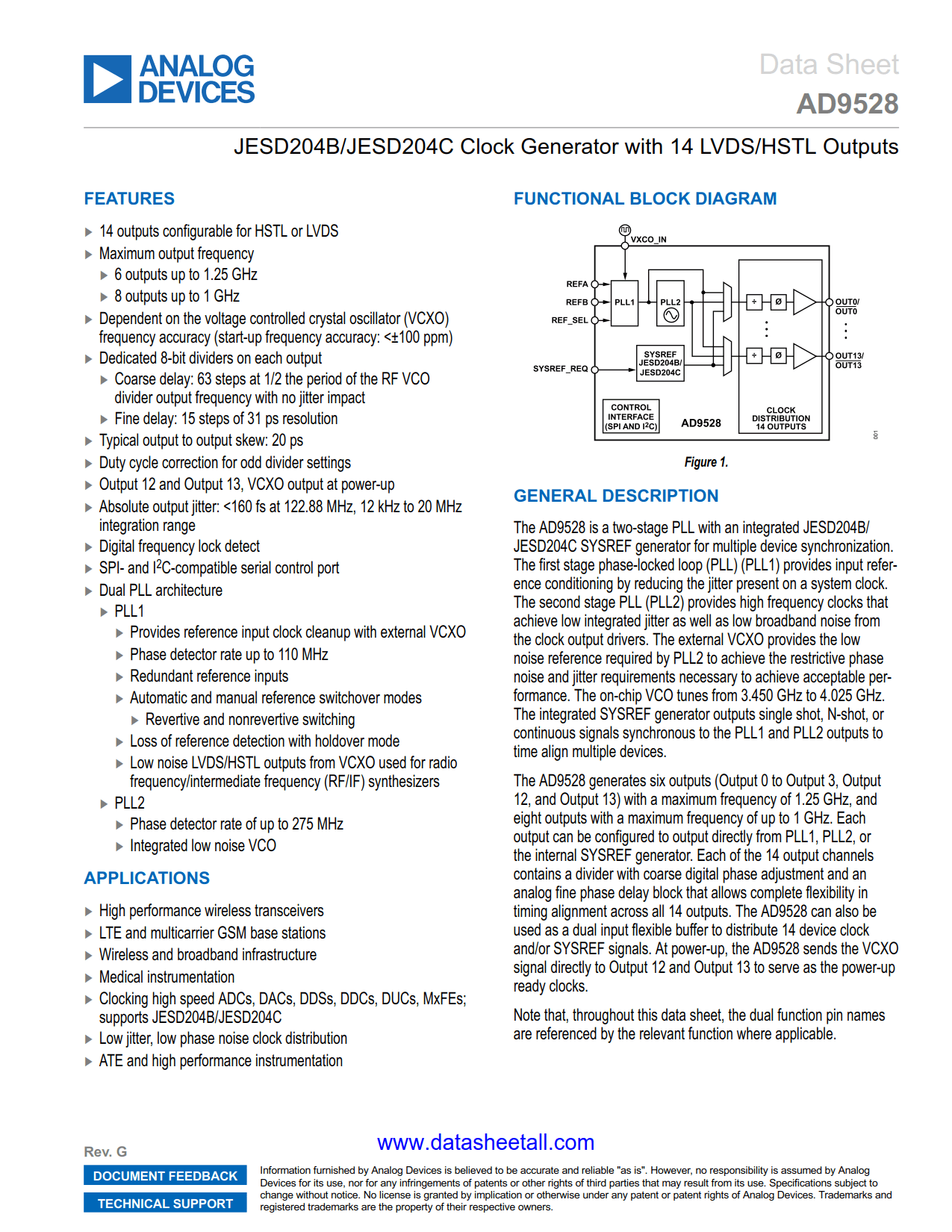 AD9528 Datasheet