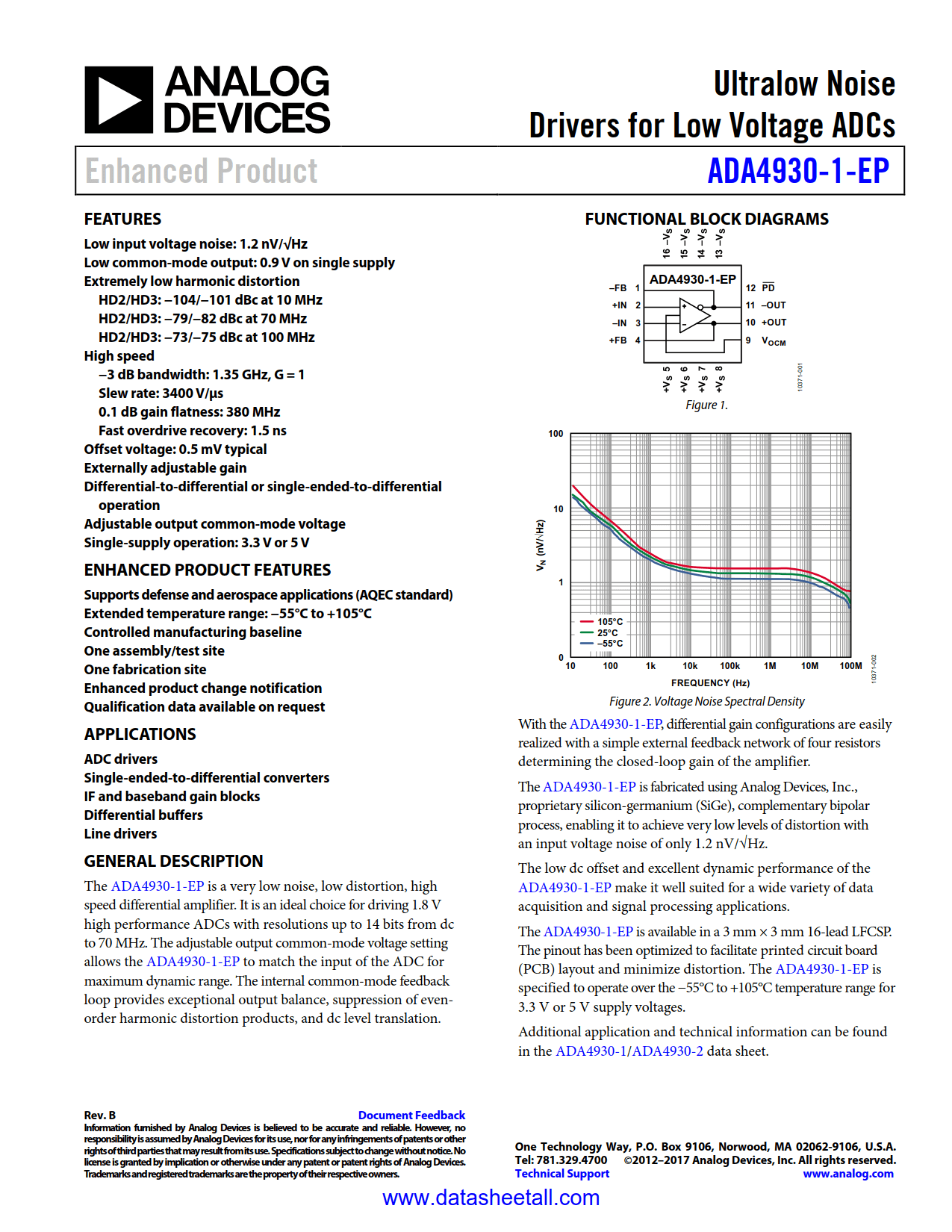 ADA4930-1-EP Datasheet