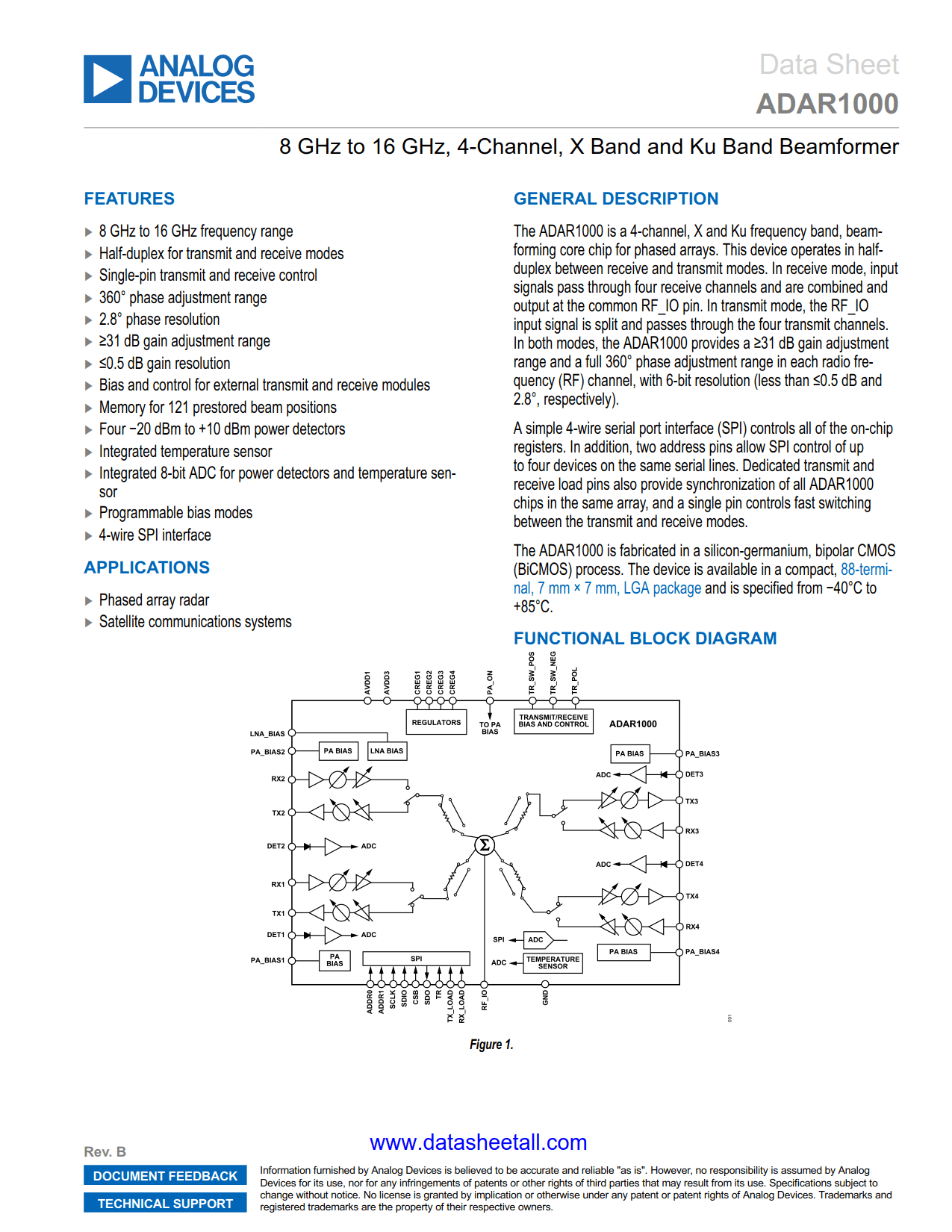 ADAR1000 Datasheet
