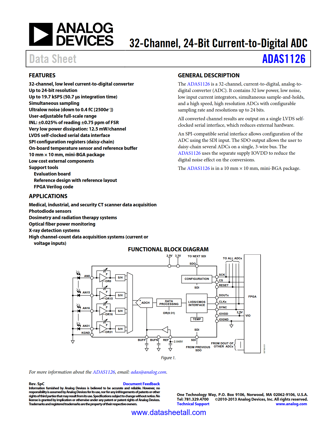 ADAS1126 Datasheet