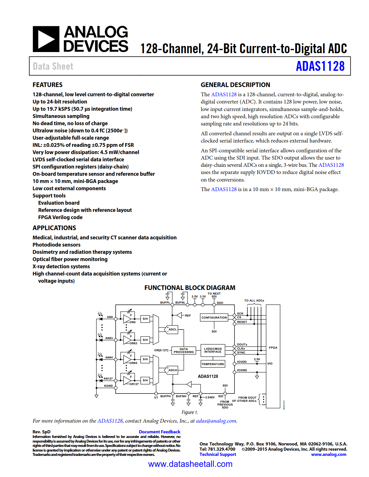 ADAS1128 Datasheet