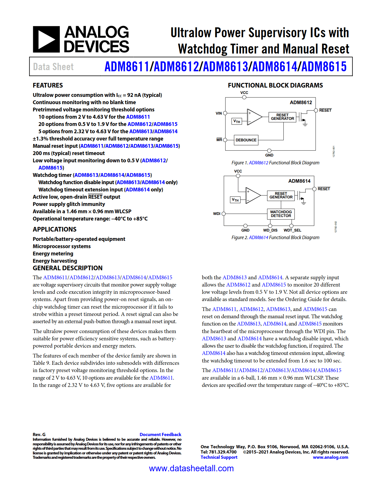 ADM8614 Datasheet