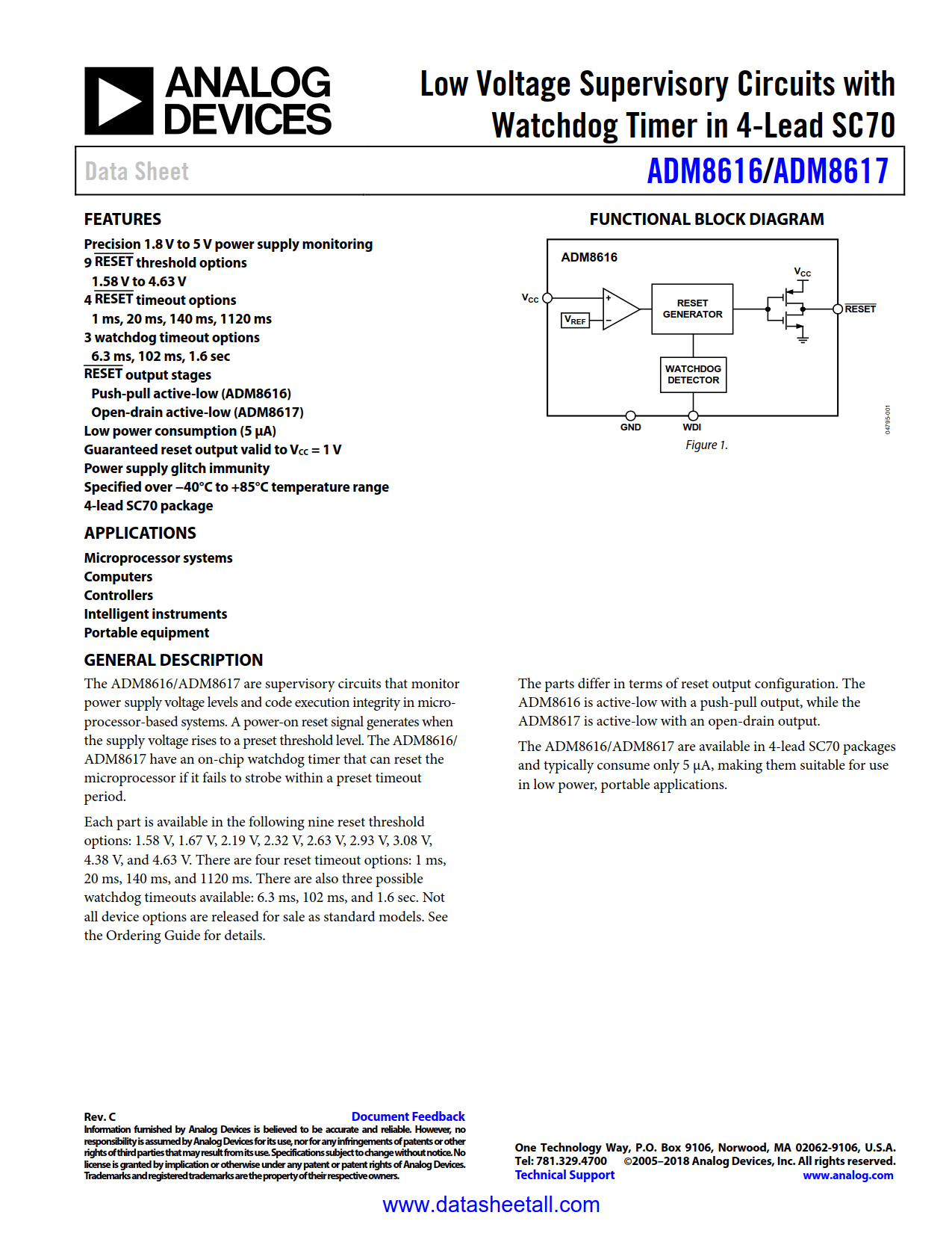ADM8617 Datasheet