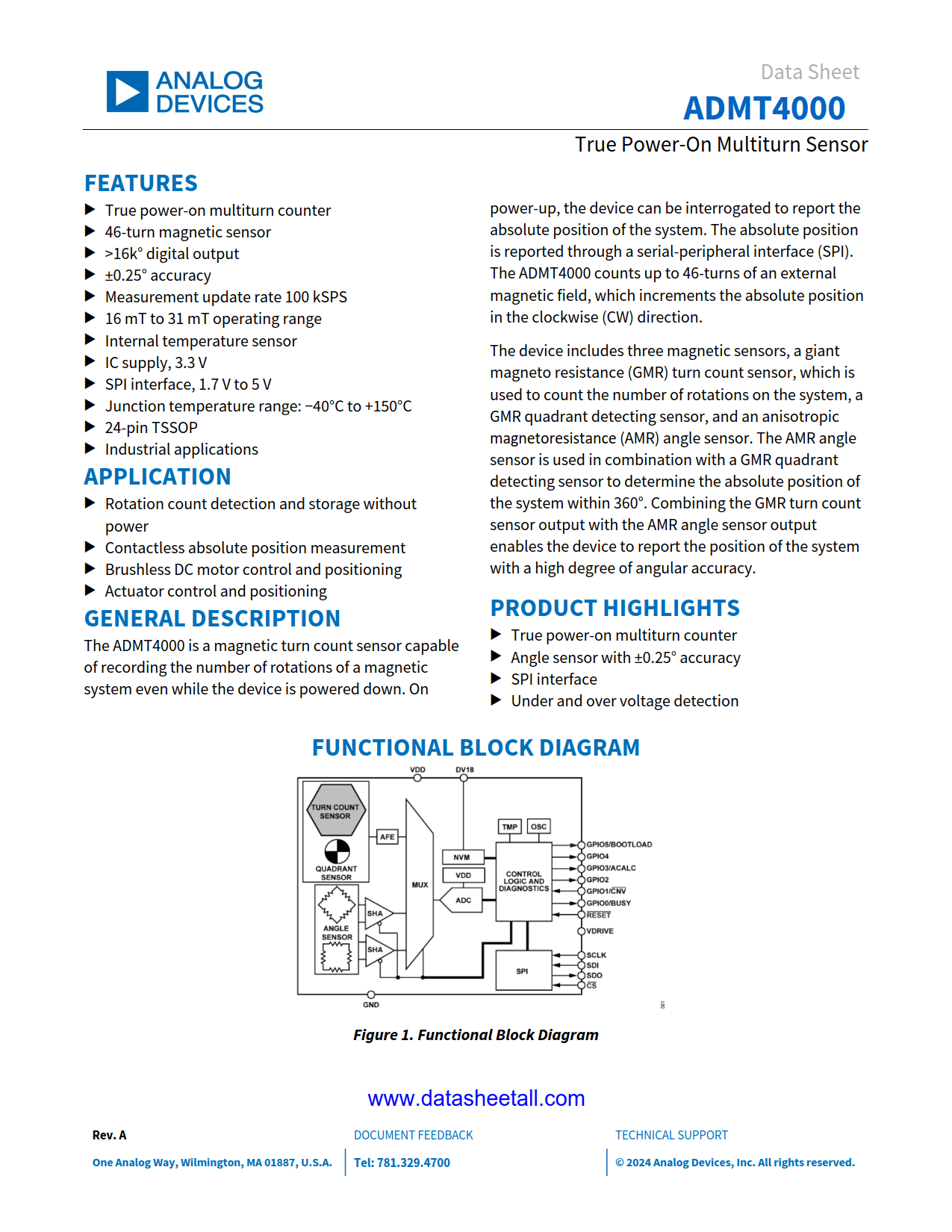 ADMT4000 Datasheet