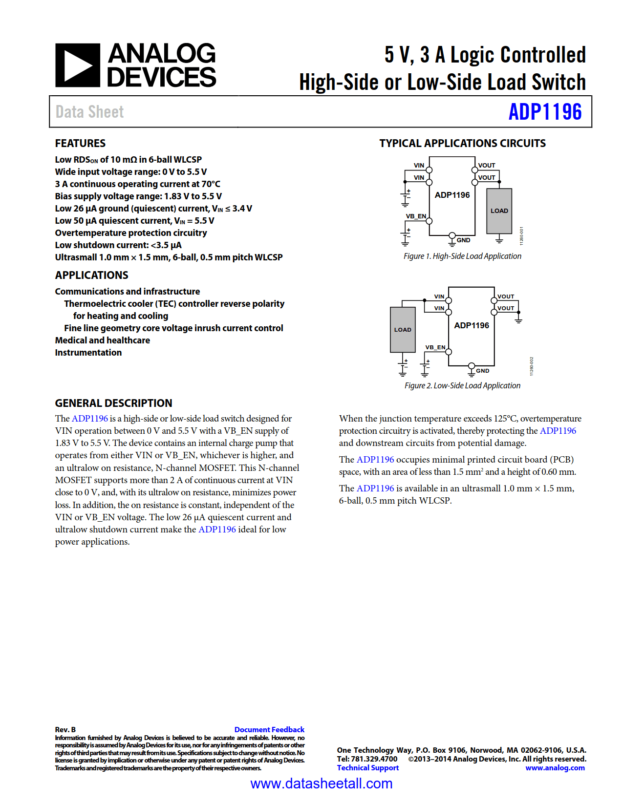 ADP1196 Datasheet