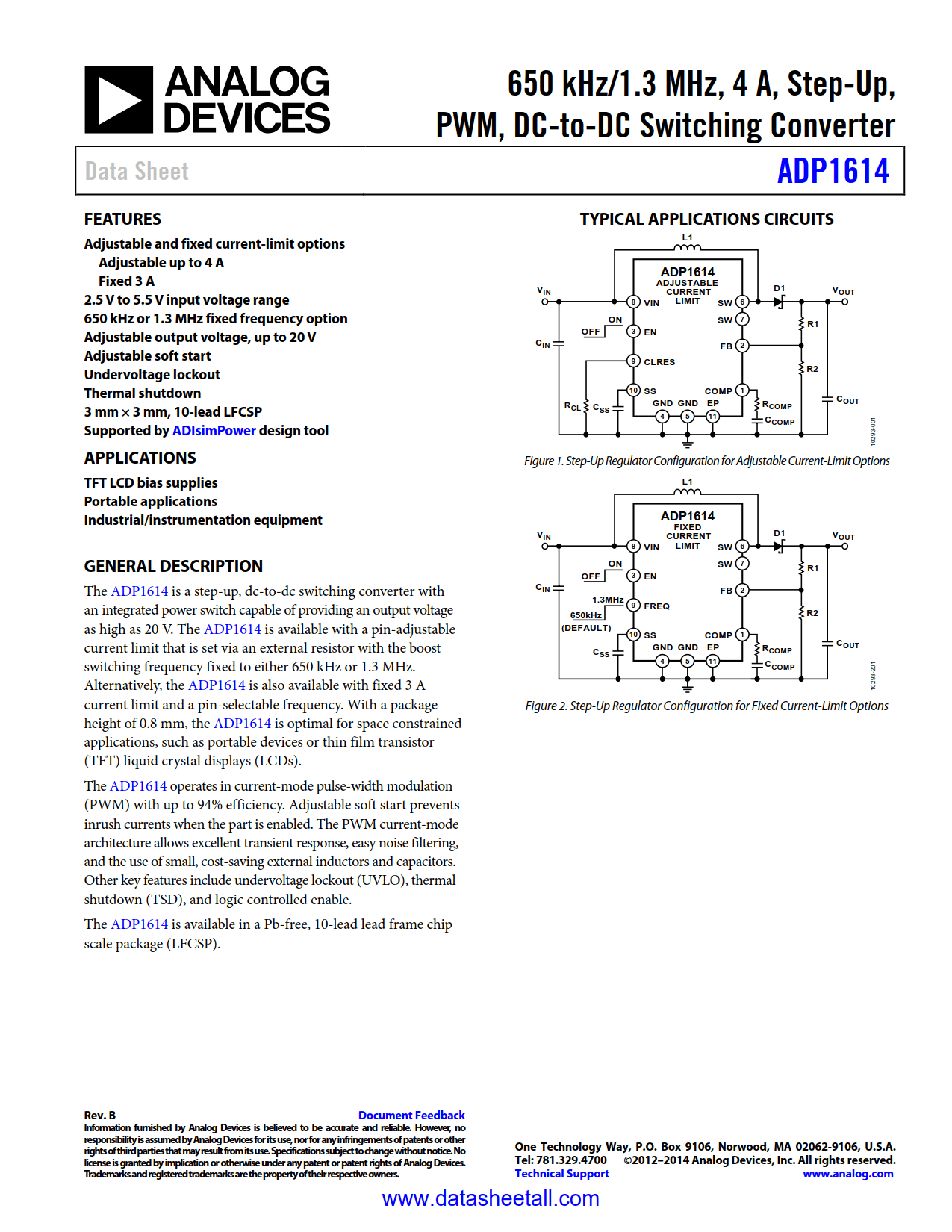 ADP1614 Datasheet