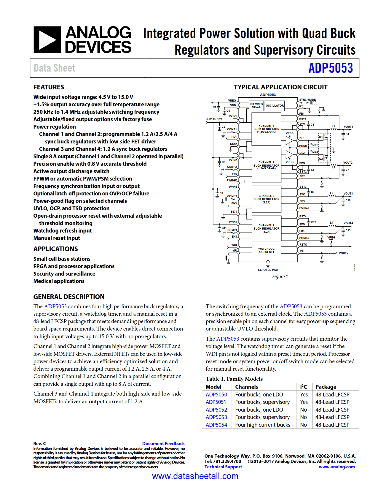 ADP5053 Datasheet