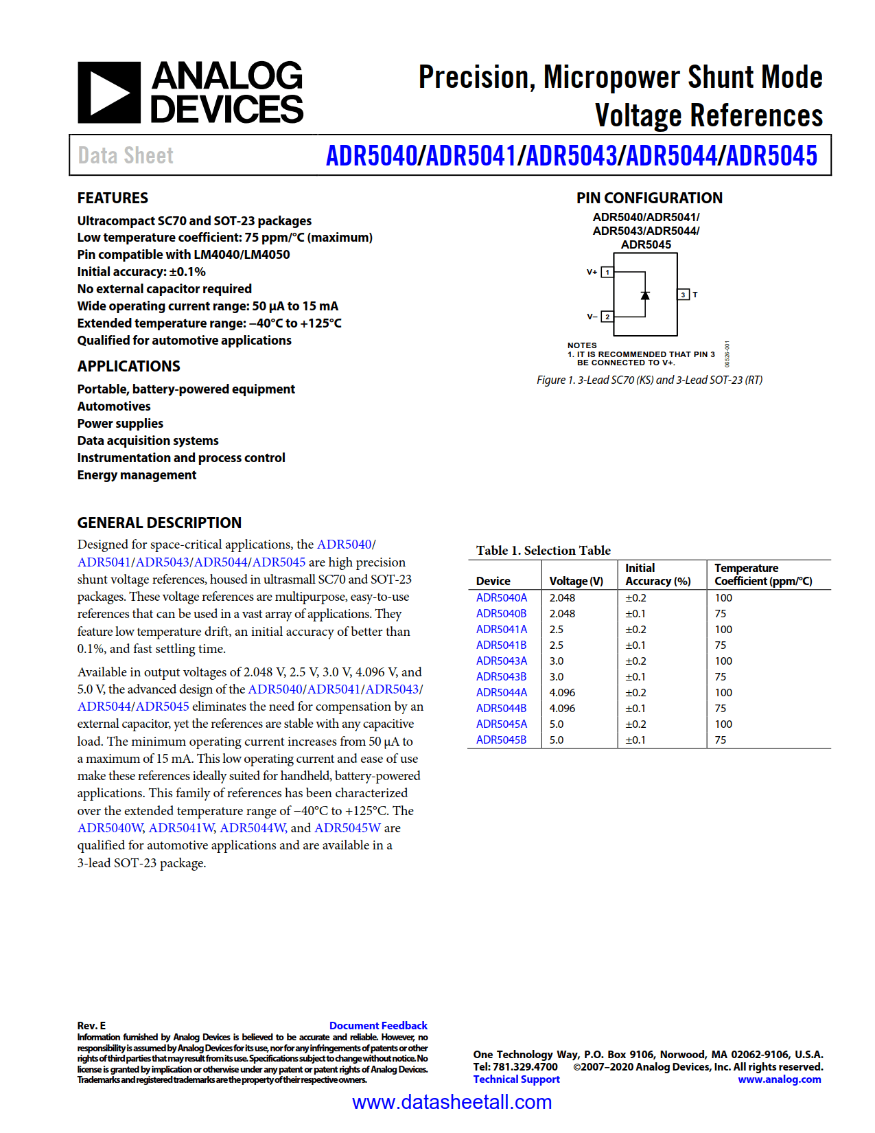 ADR5044 Datasheet