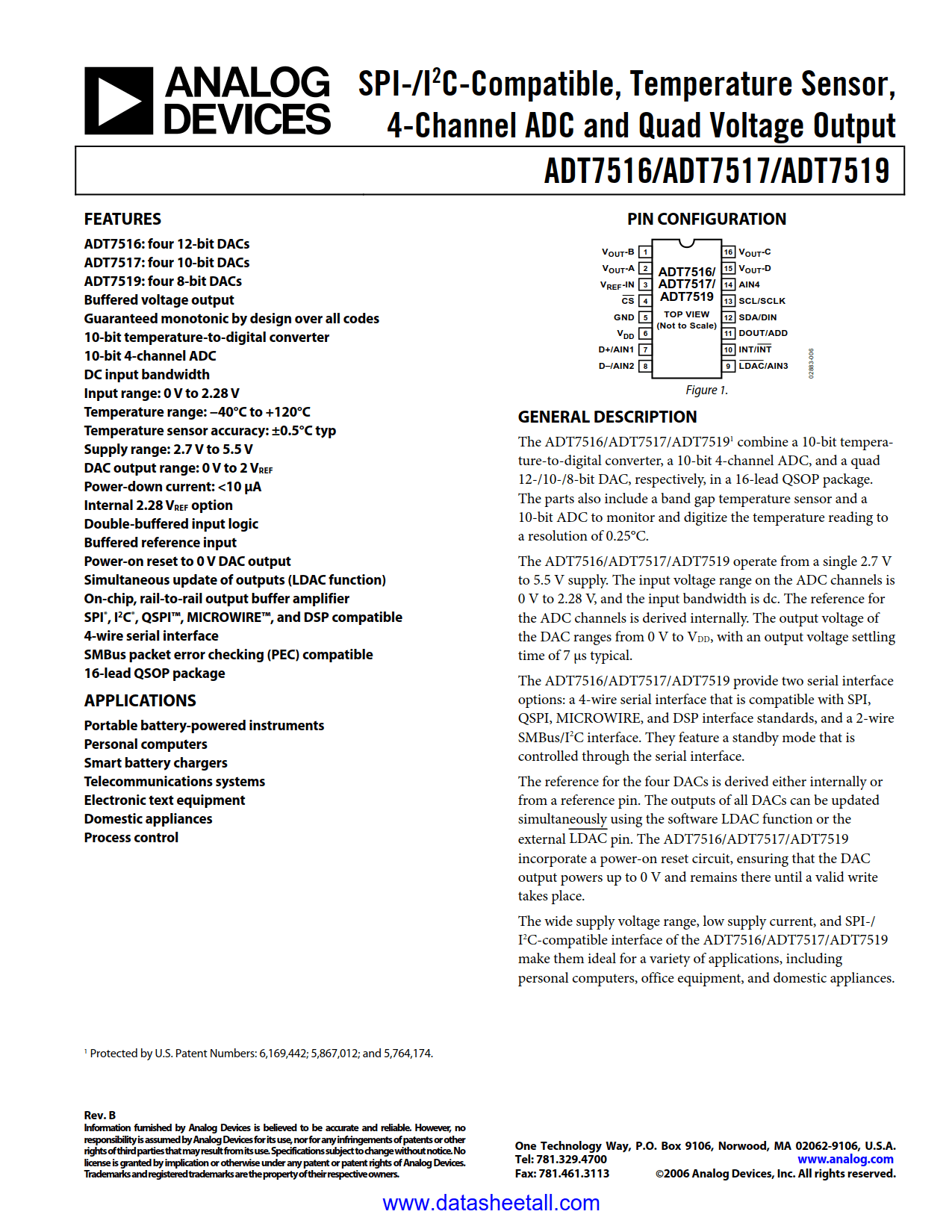 ADT7516 Datasheet