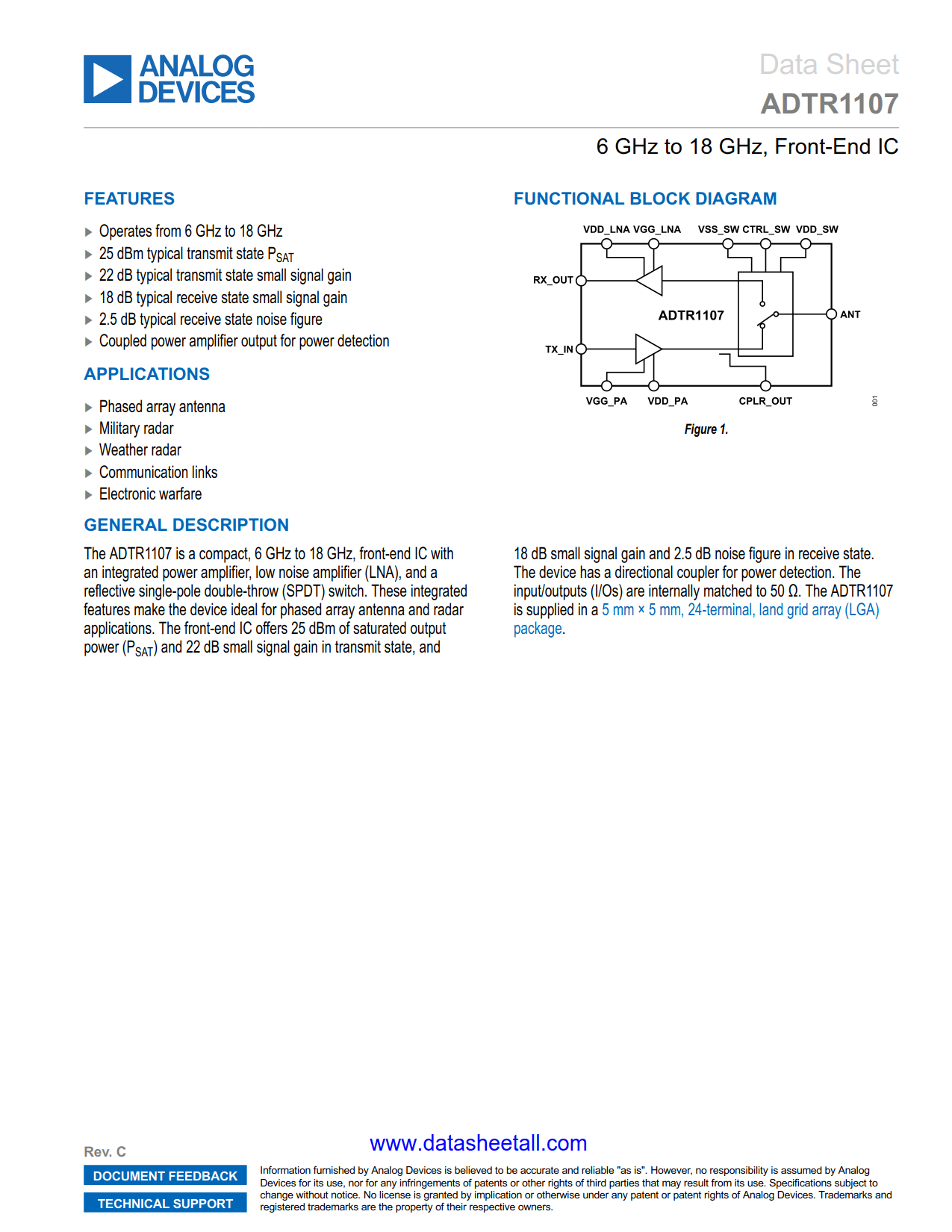 ADTR1107 Datasheet