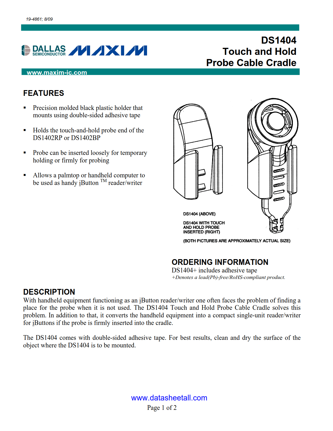 DS1404 Datasheet