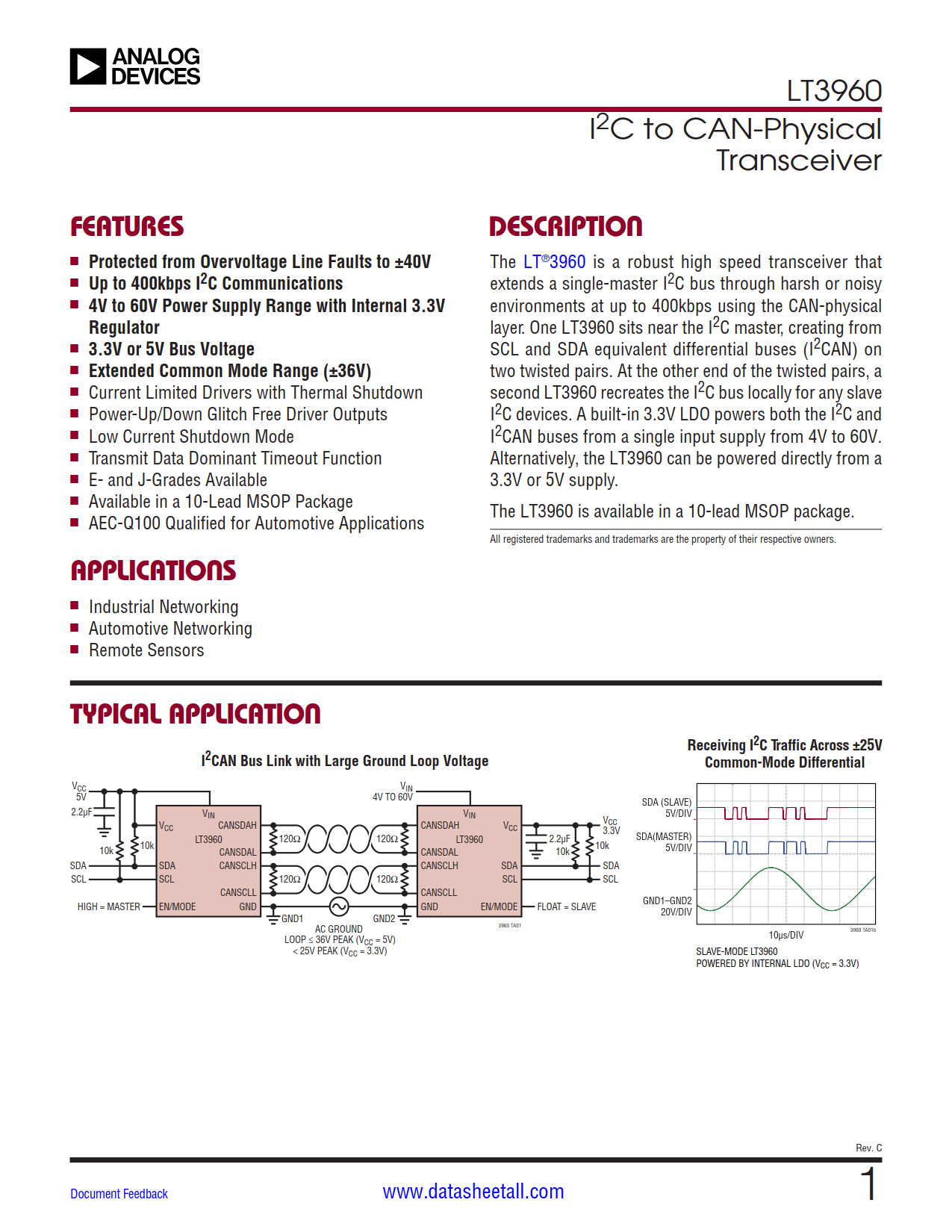 LT3960 Datasheet