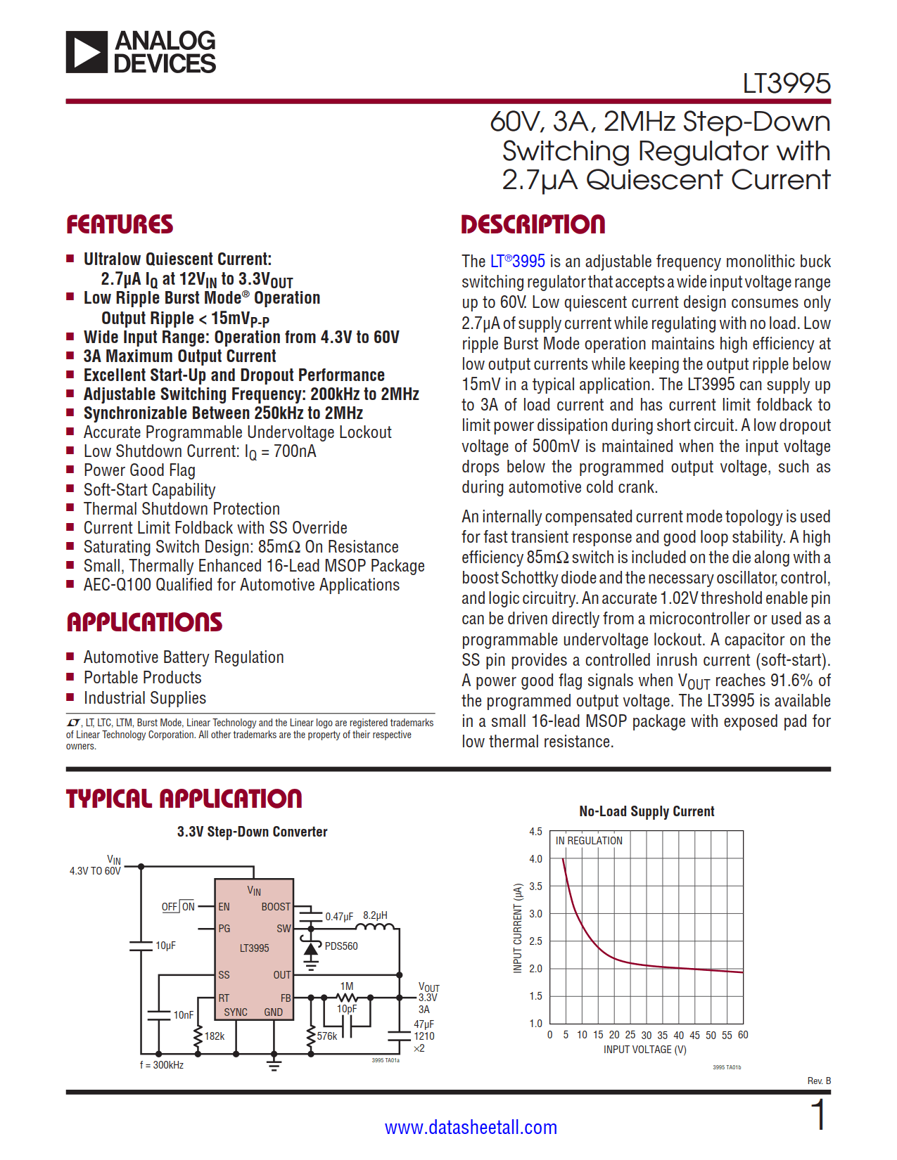 LT3995 Datasheet