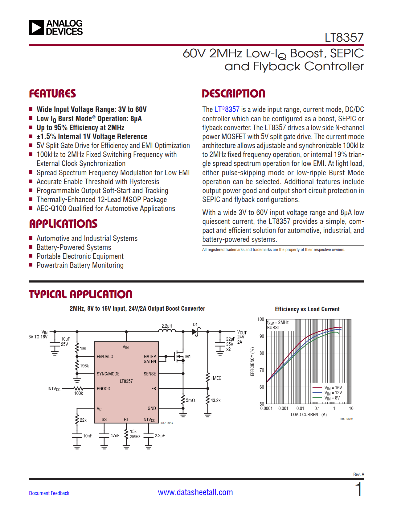 LT8357 Datasheet