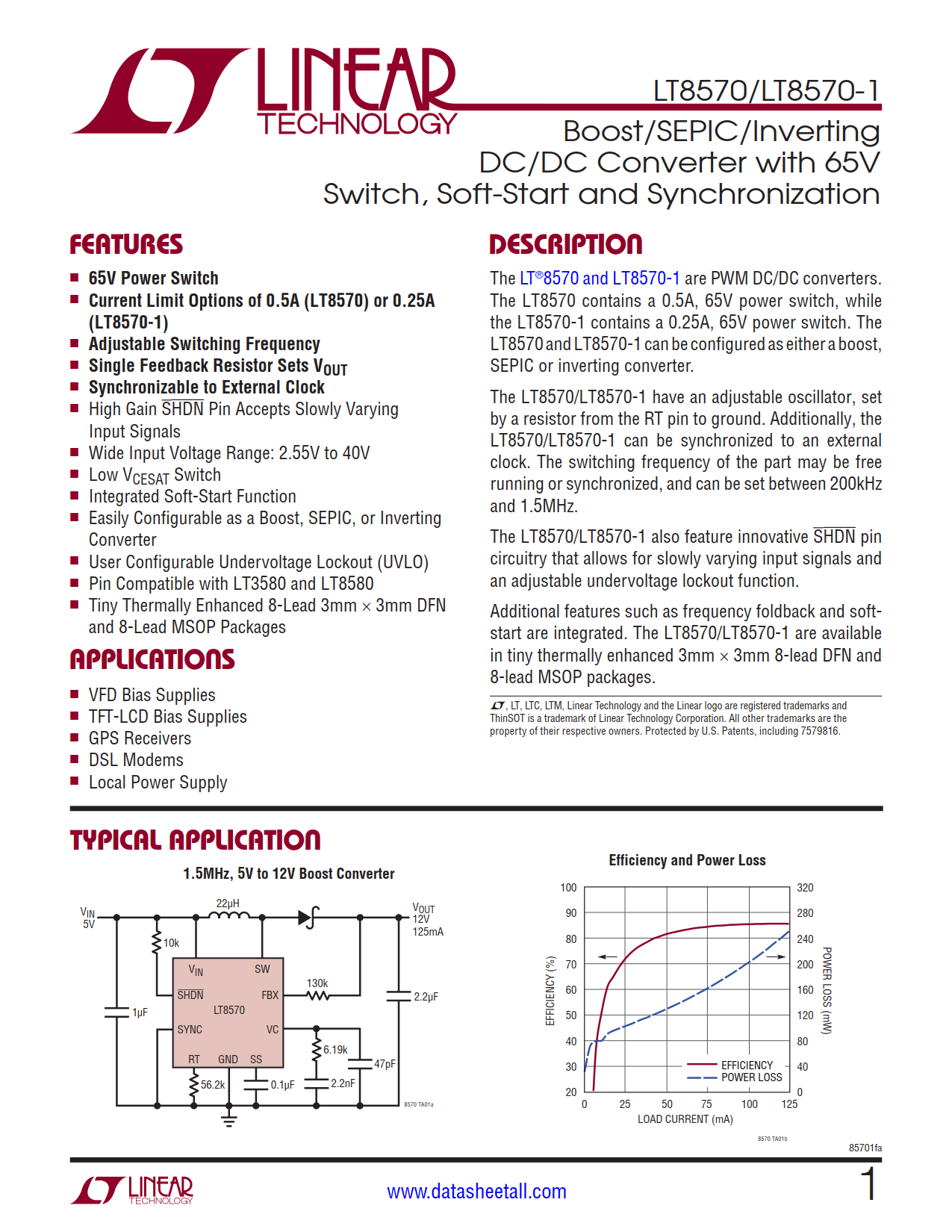 LT8570 Datasheet