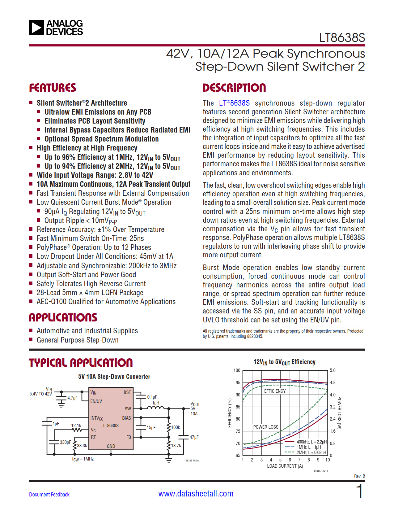 LT8638S Datasheet