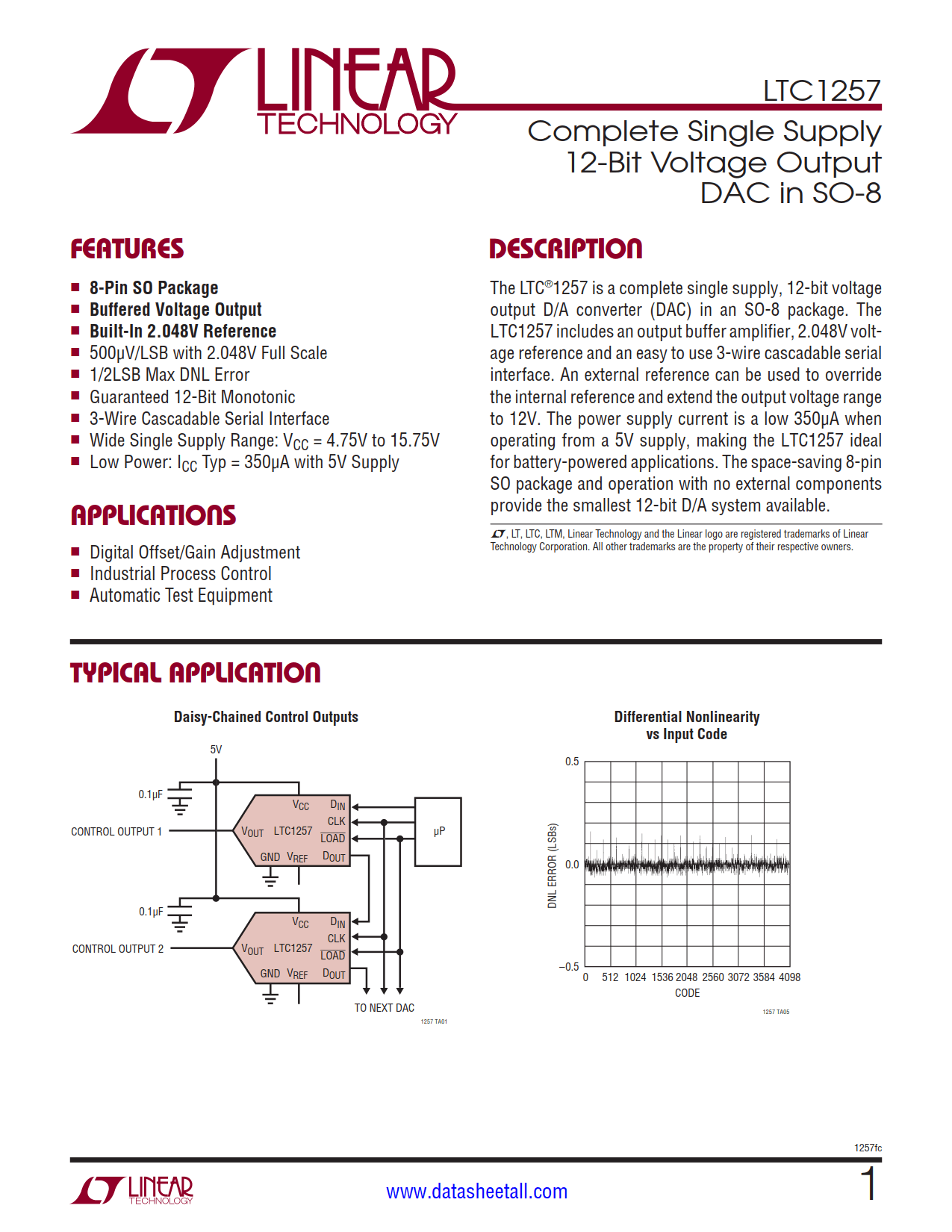 LTC1257 Datasheet