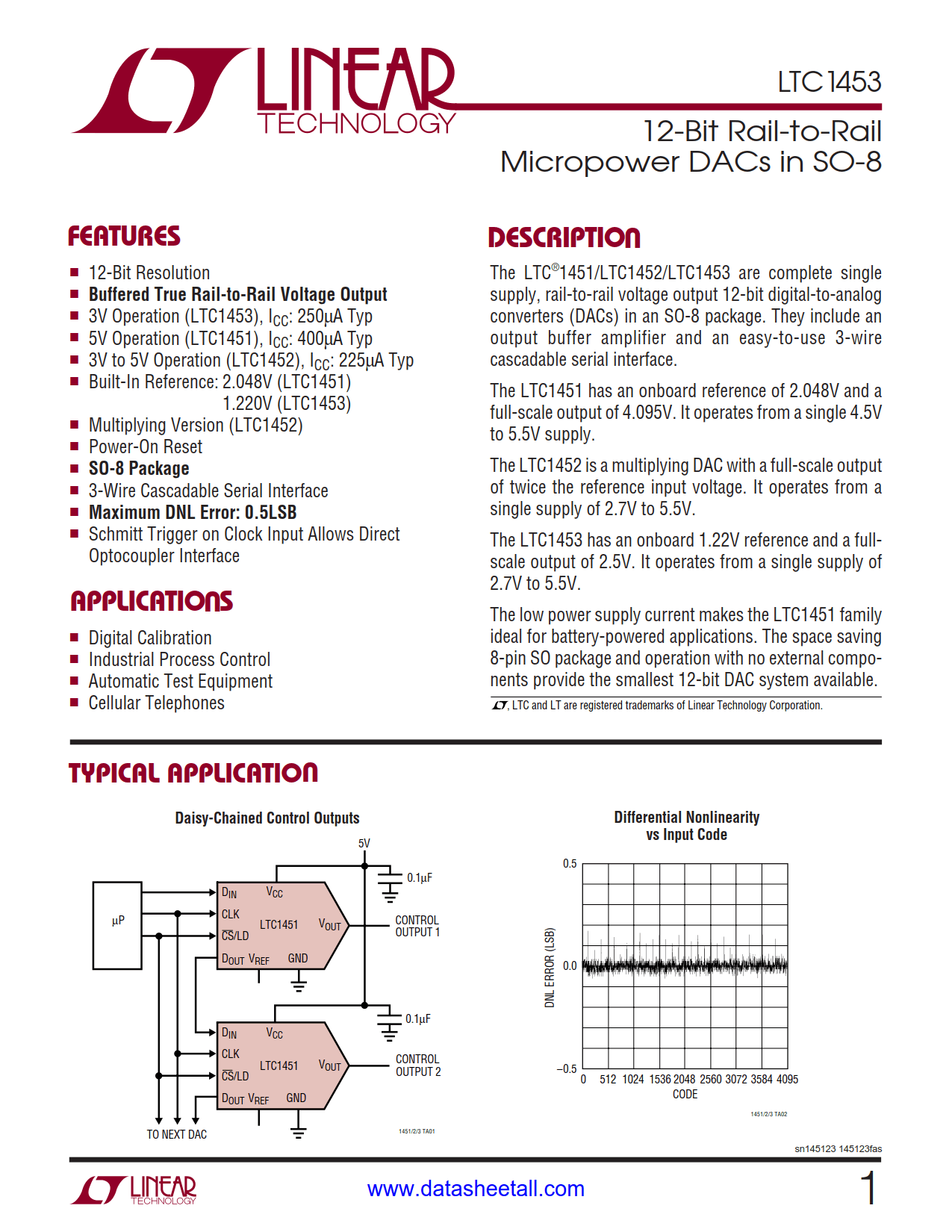 LTC1453 Datasheet