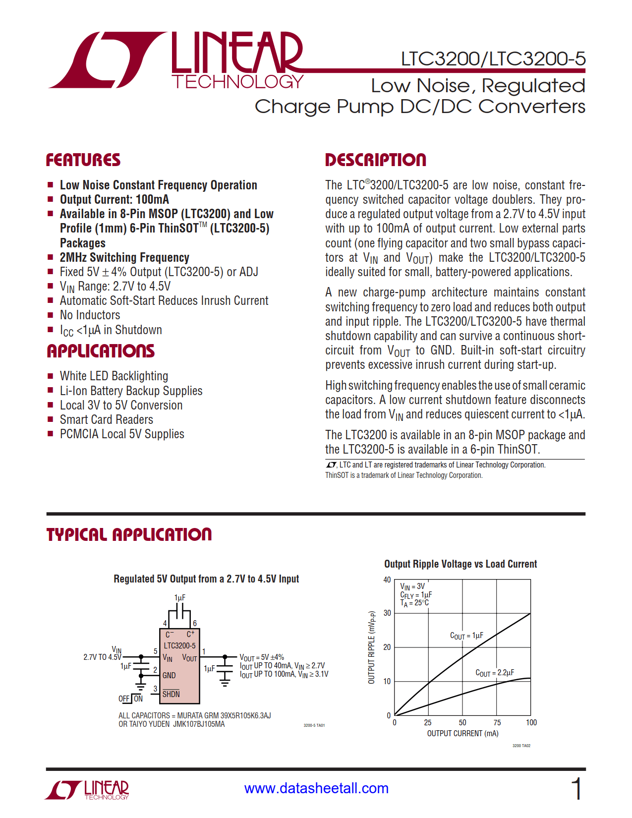 LTC3200 Datasheet