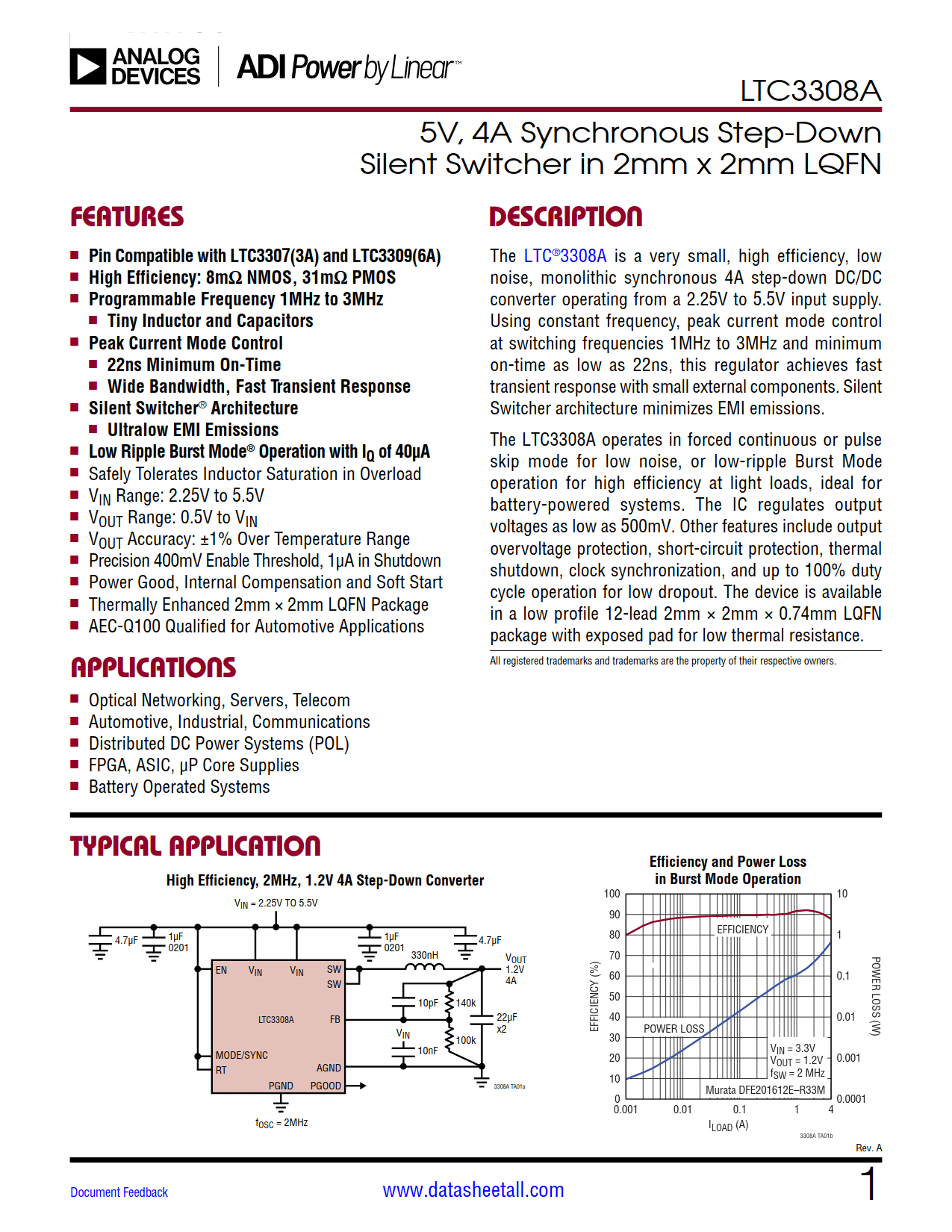 LTC3308A Datasheet