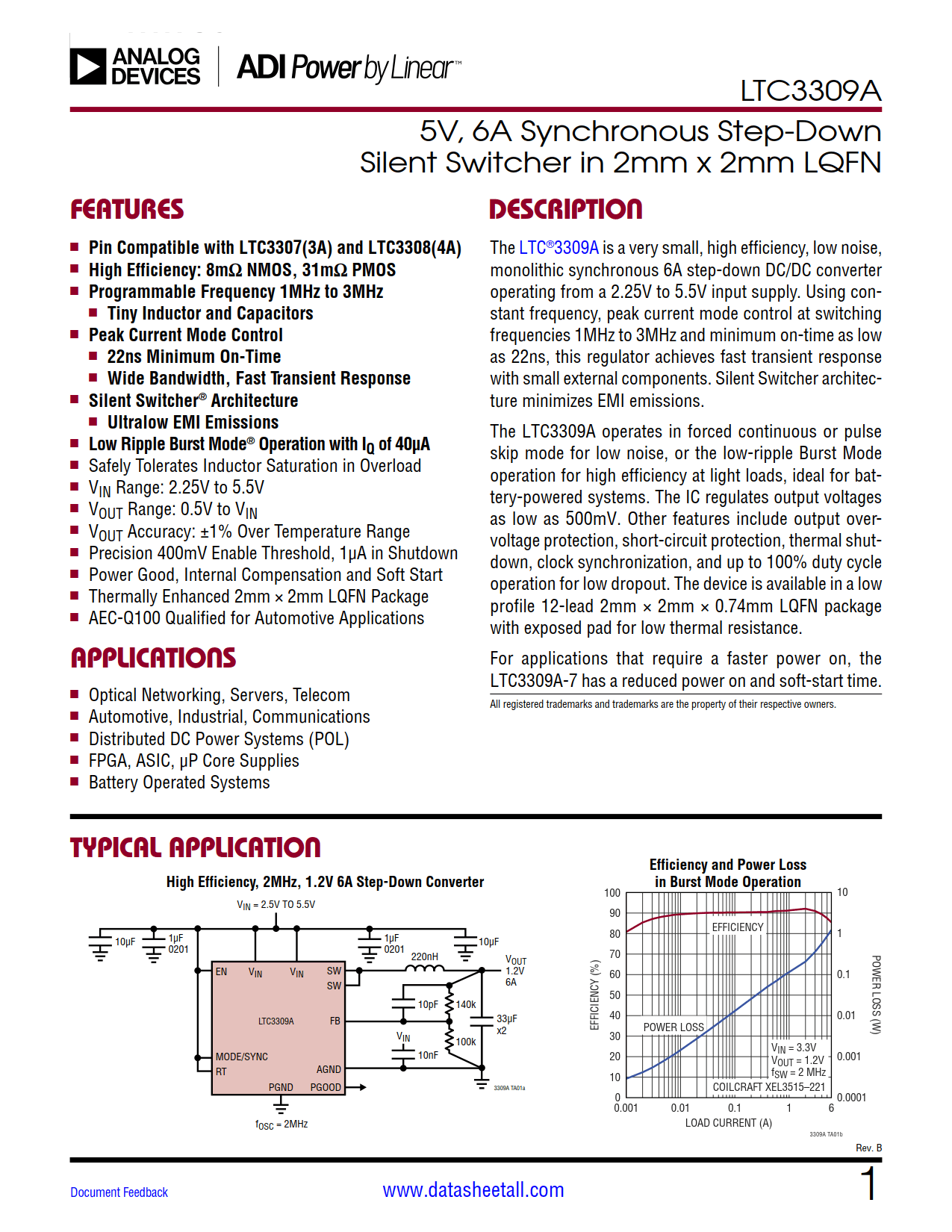 LTC3309A Datasheet