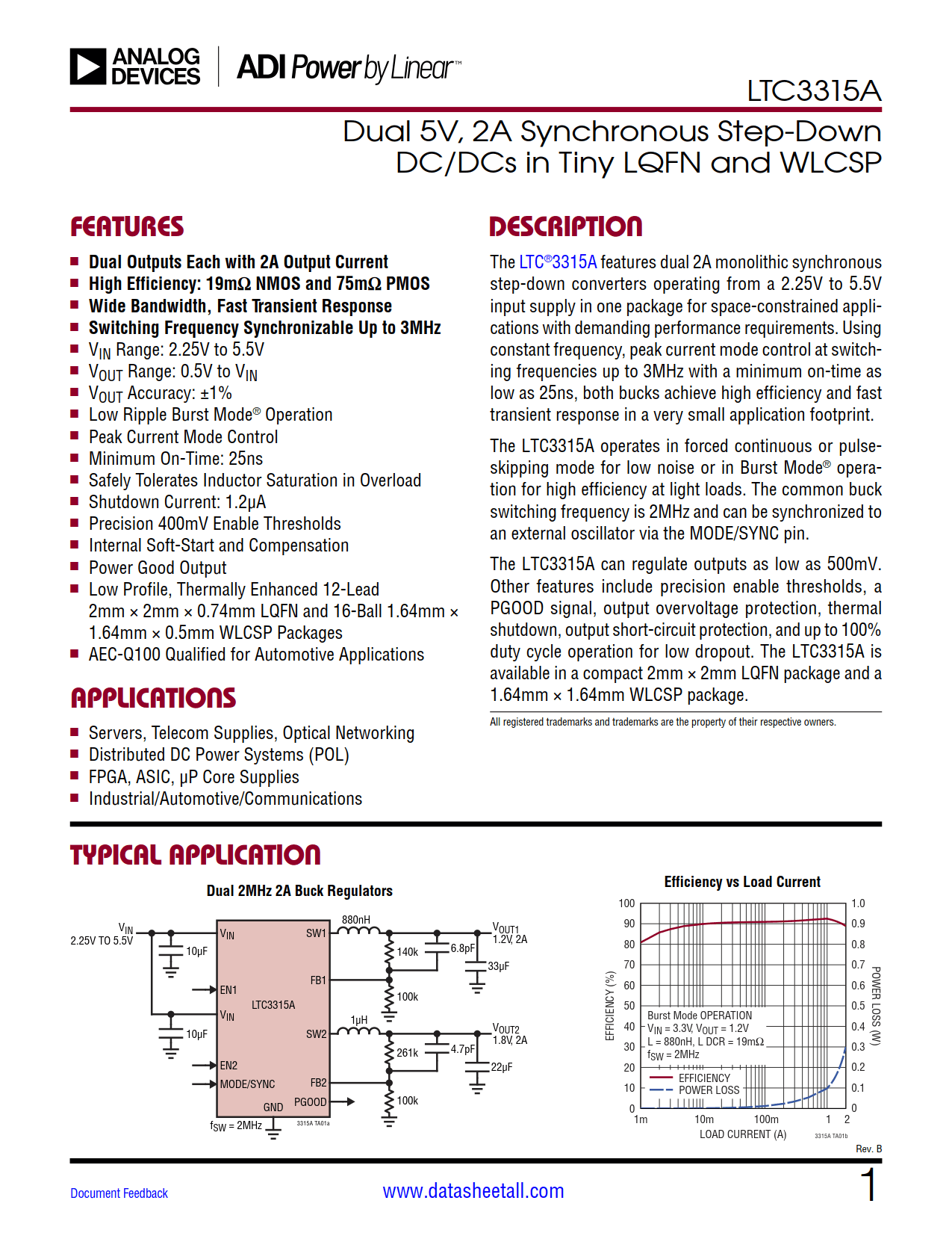 LTC3315A Datasheet