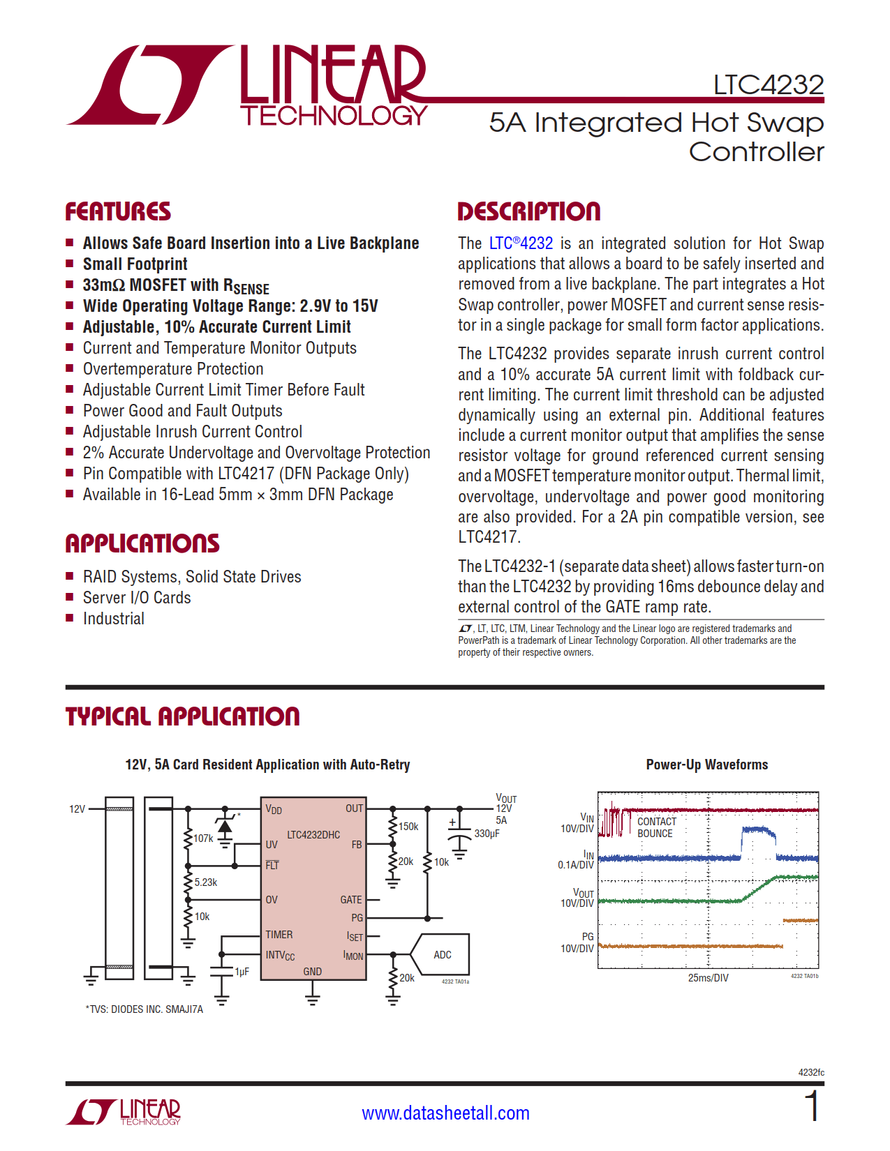 LTC4232 Datasheet