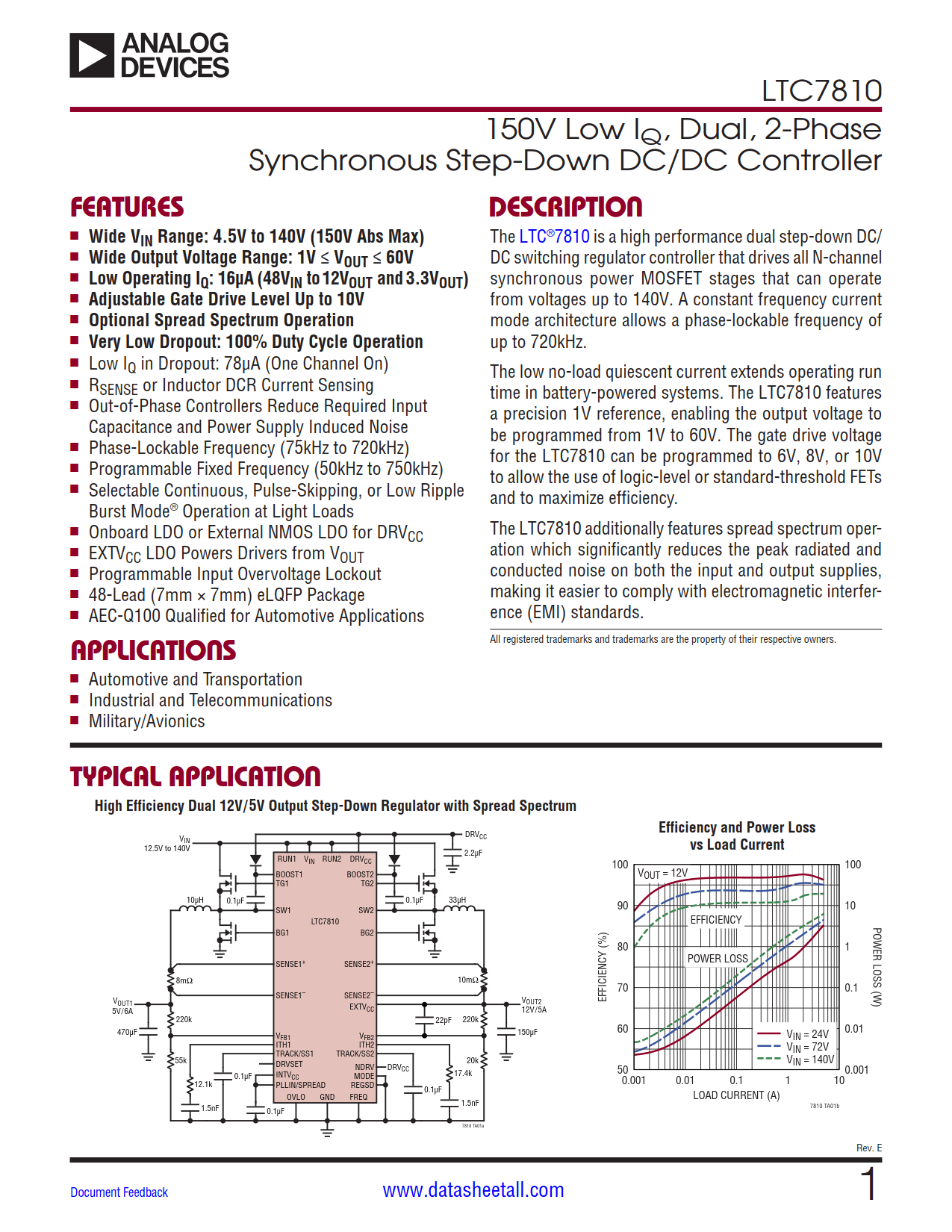 LTC7810 Datasheet