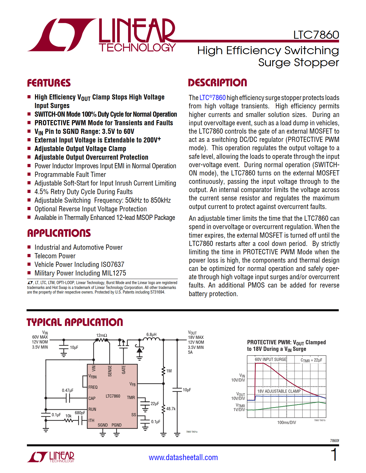 LTC7860 Datasheet