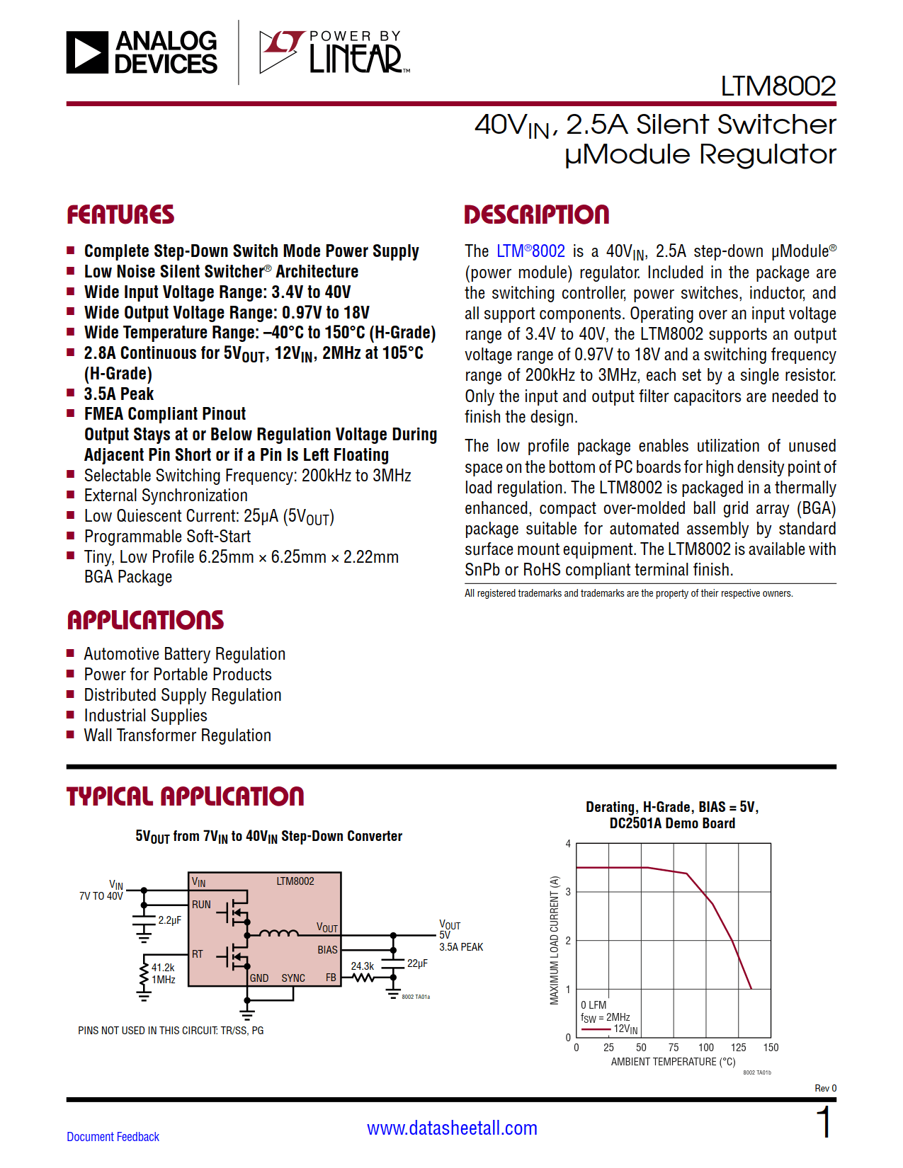 LTM8002 Datasheet