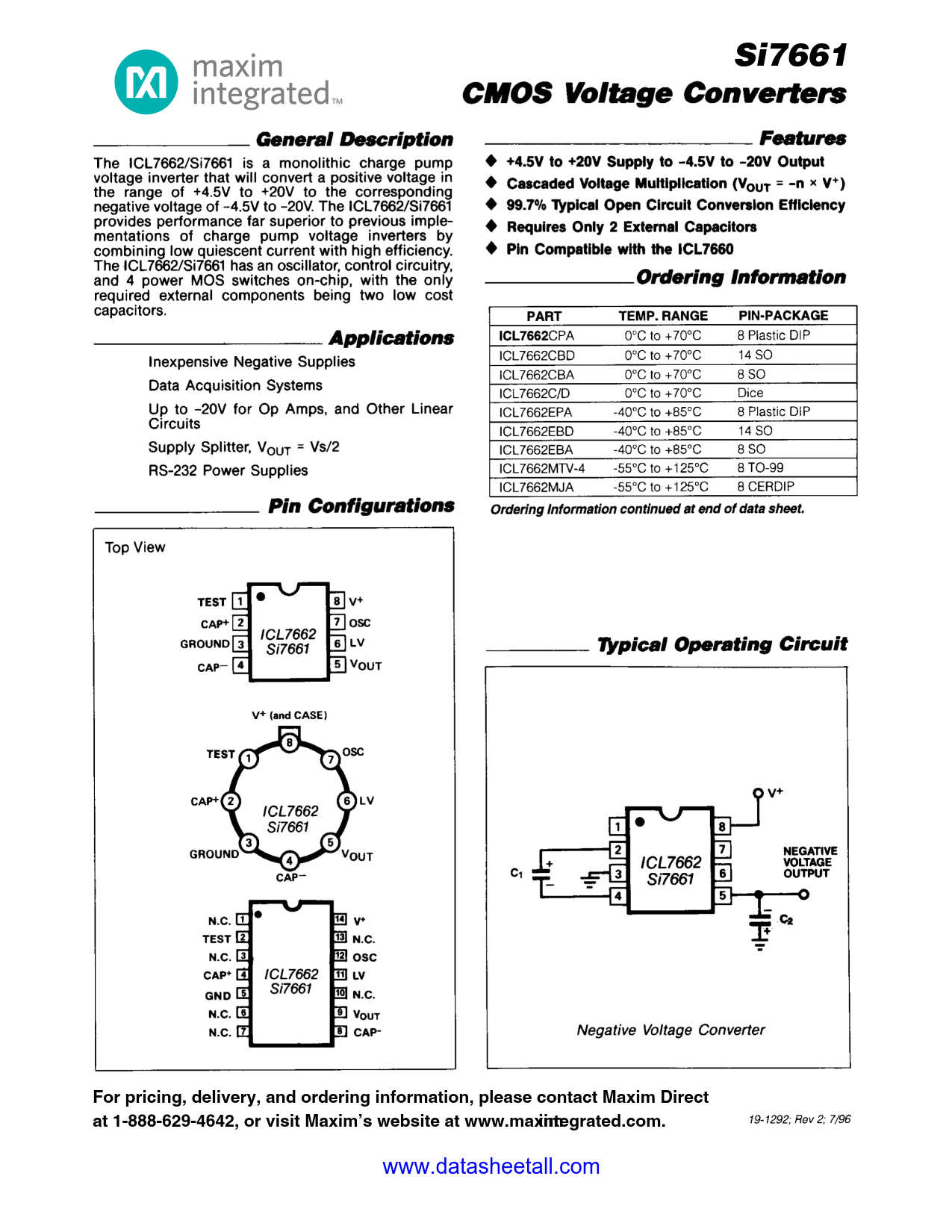 Si7661 Datasheet